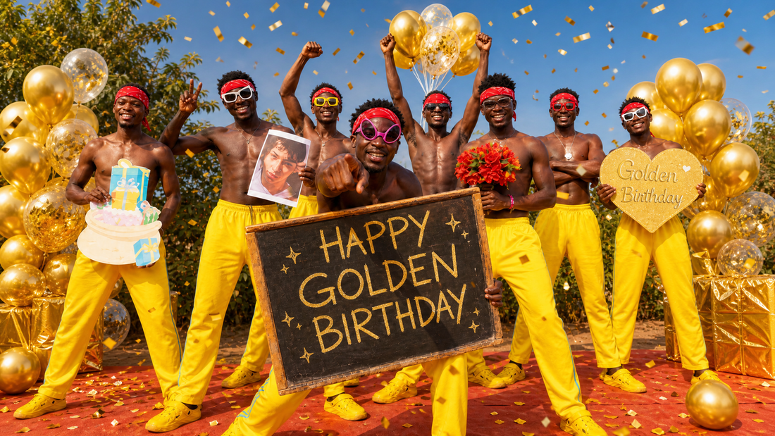 golden birthday gift from african birthday wishes team