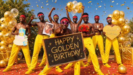 golden birthday gift from african birthday wishes team