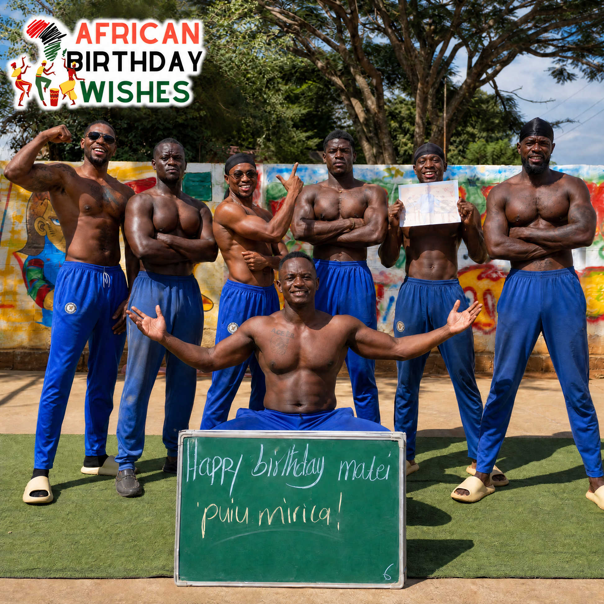 A funny gift for dad - personalized African birthday video